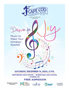 Dance for Joy: Music to Make Your Holidays Sparkle - Saturday, December 14, 2024, 2 PM, Performing Arts Center at Barnstable High School, Hyannis, MA